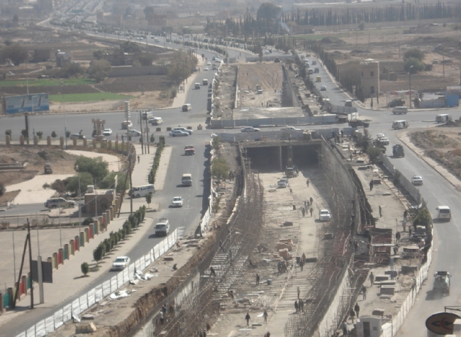Intersection No.1-60m Road and Hadda Street El-Sabeen Road Intersection No.5-60 m Road and Zubairy Street, Yemen